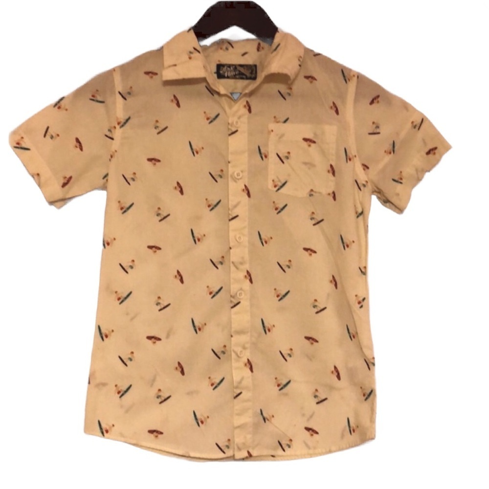 🌊 First Wave 10/12 GUC 🏄 Surfing button down s